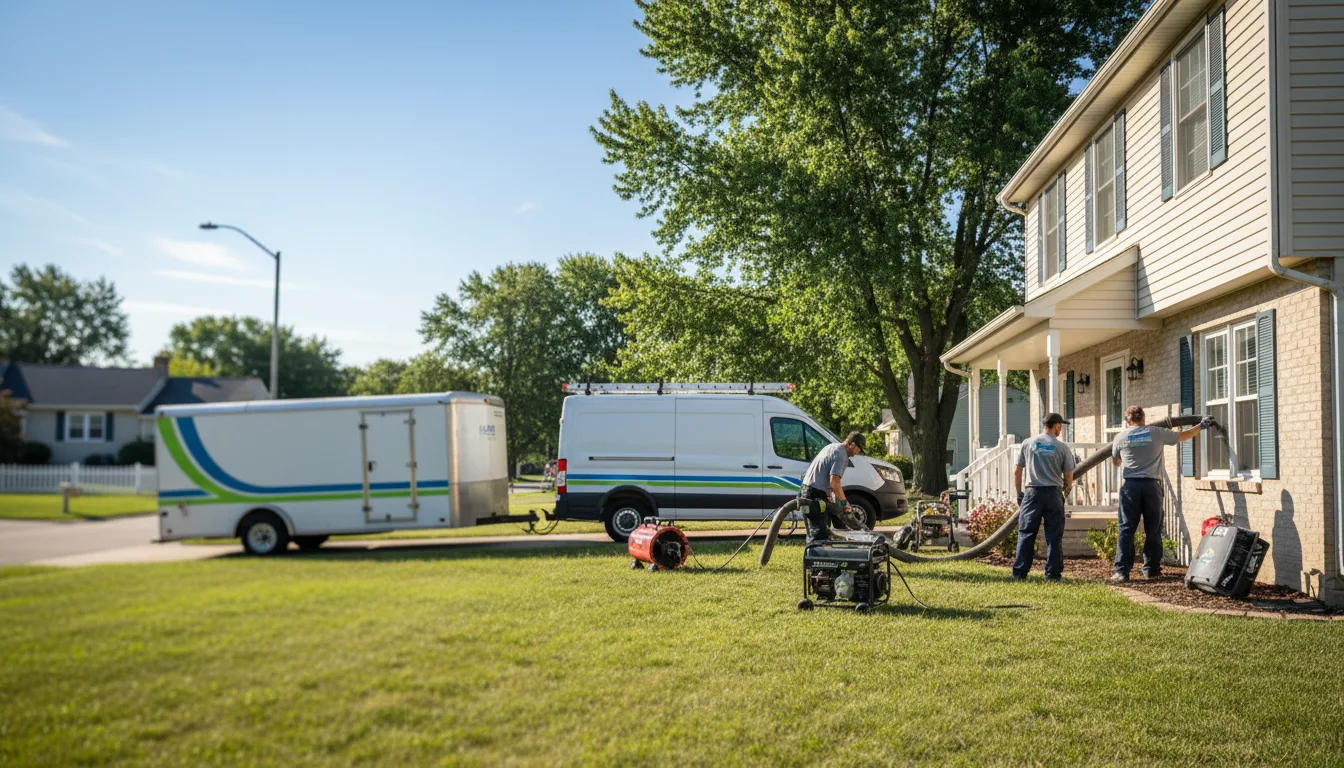 Flooded Basement Restoration And Cleanup With Repair in Saint Cloud, MN near me